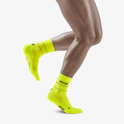 CEP vysoké ponožky Reflective pánské žluté