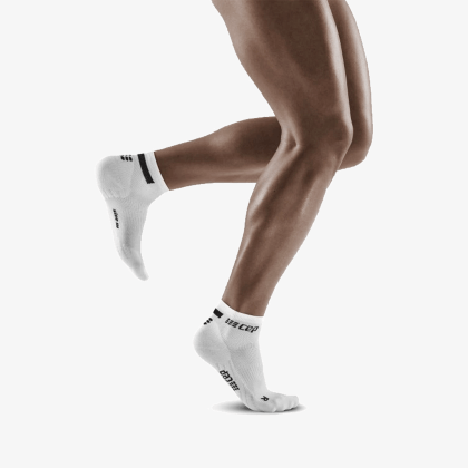 CEP kotníkové ponožky 4.0 pánské bílé