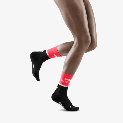CEP vysoké ponožky 4.0 dámské růžovo-černé